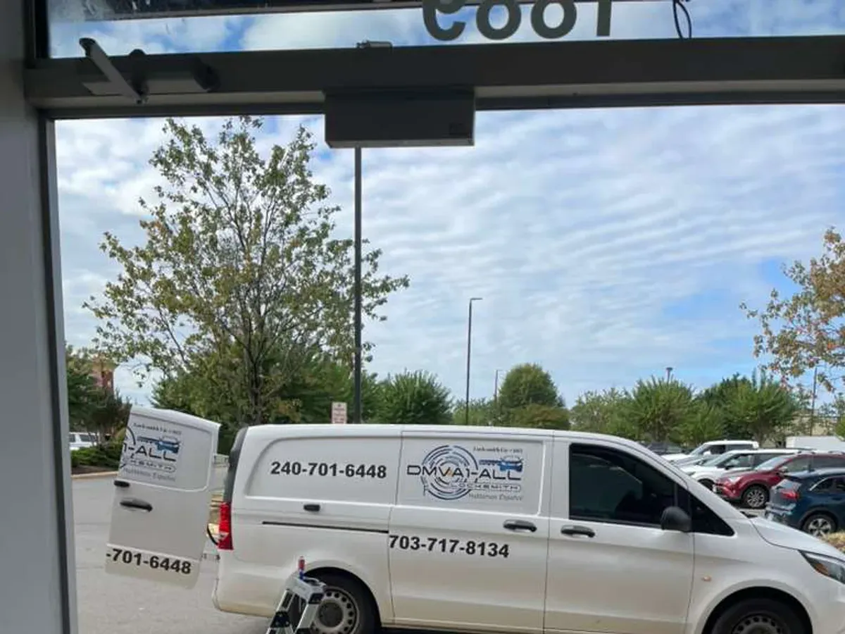 A1 All Locksmith DMV branded mobile locksmith van in Maryland