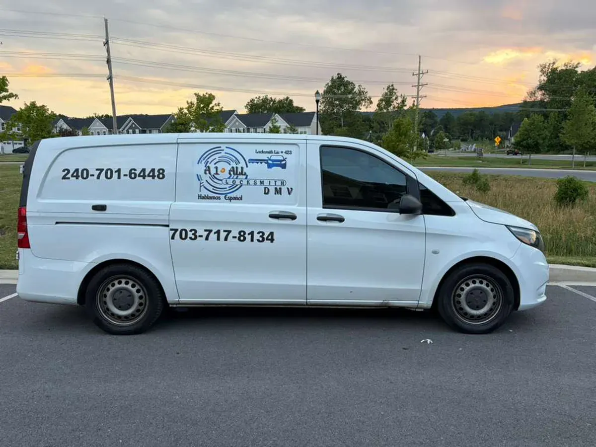 A1 All Locksmith DMV mobile locksmith van serving Maryland customers