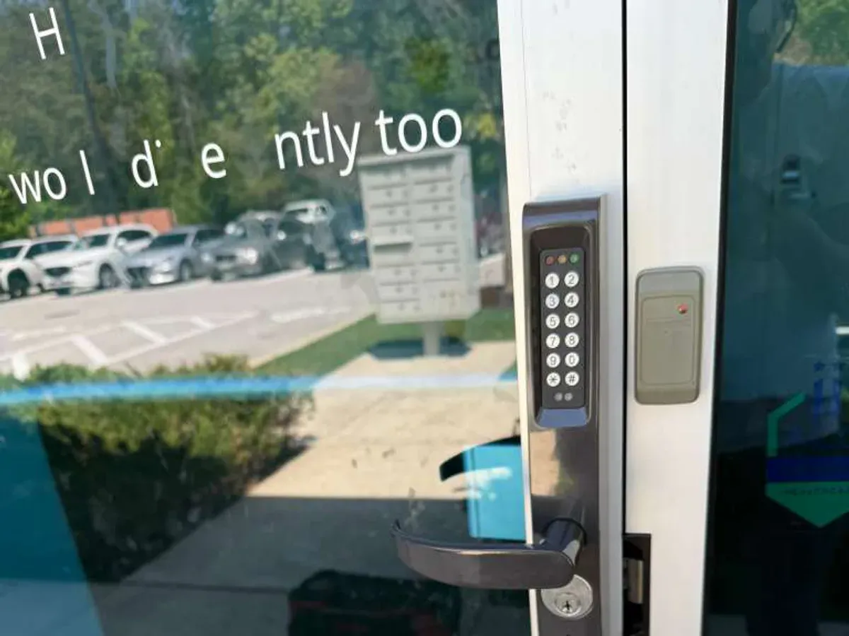 Commercial keypad entry service by A1 All Locksmith DMV