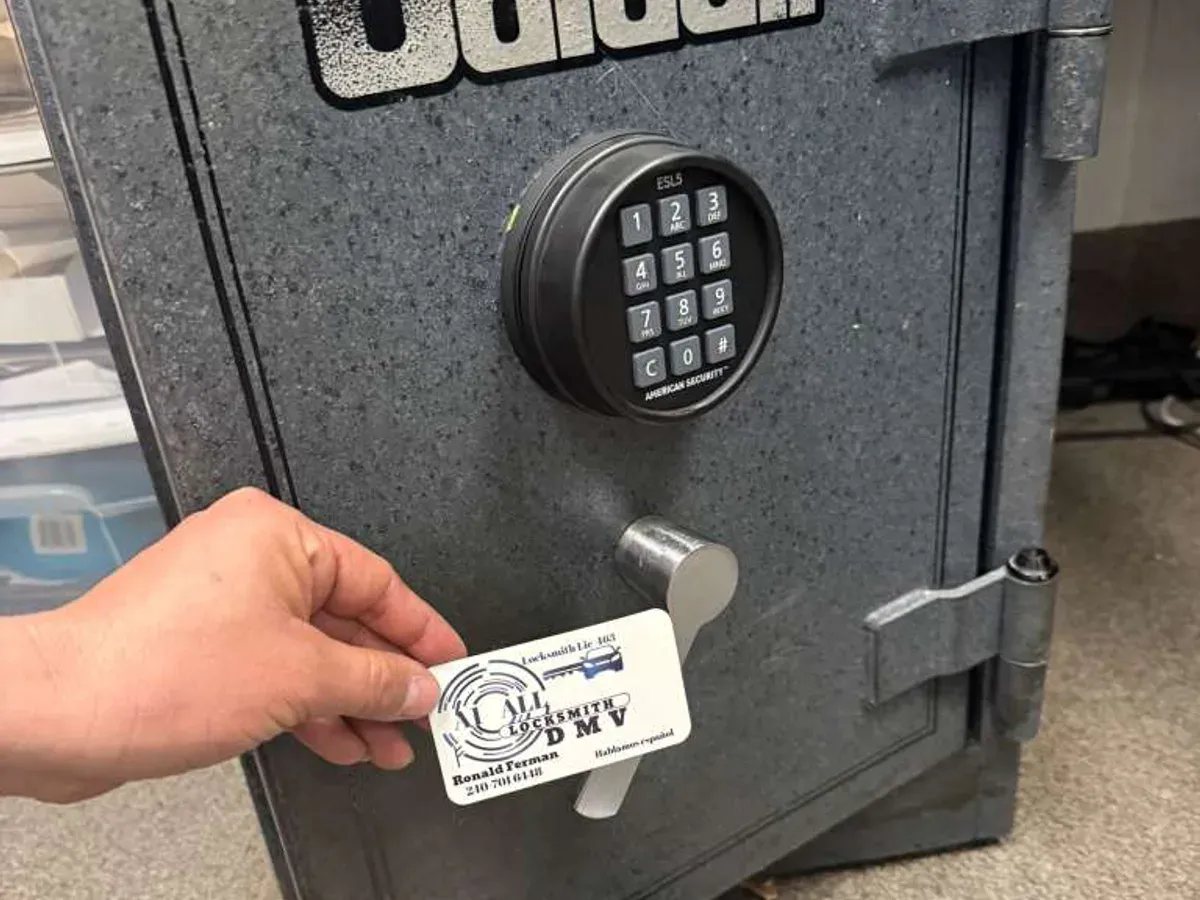 Keypad lock service completed by A1 All Locksmith DMV