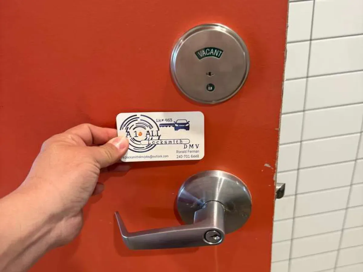 Residential deadbolt lock service by A1 All Locksmith DMV